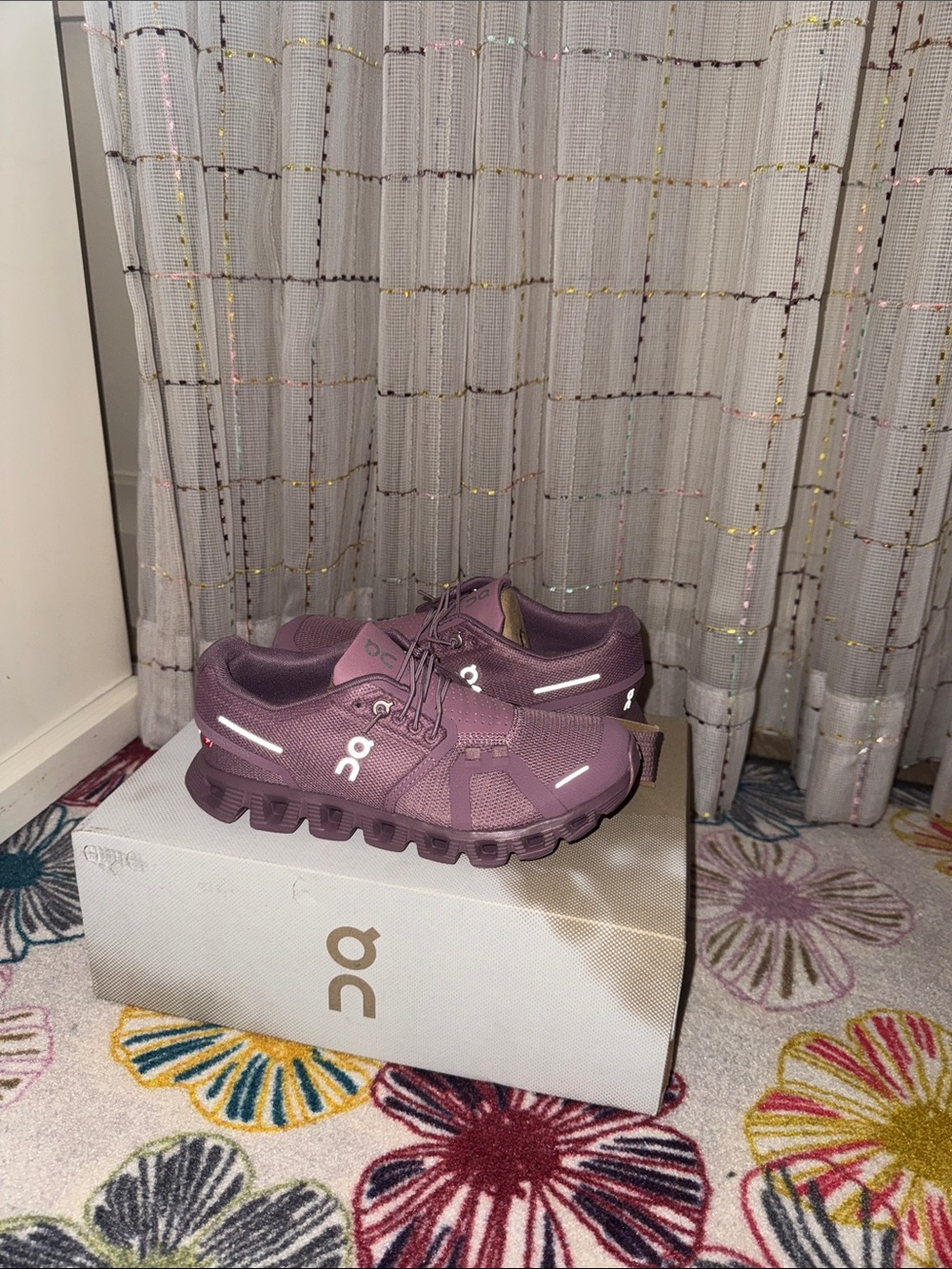 On Running Sneakers in Plum